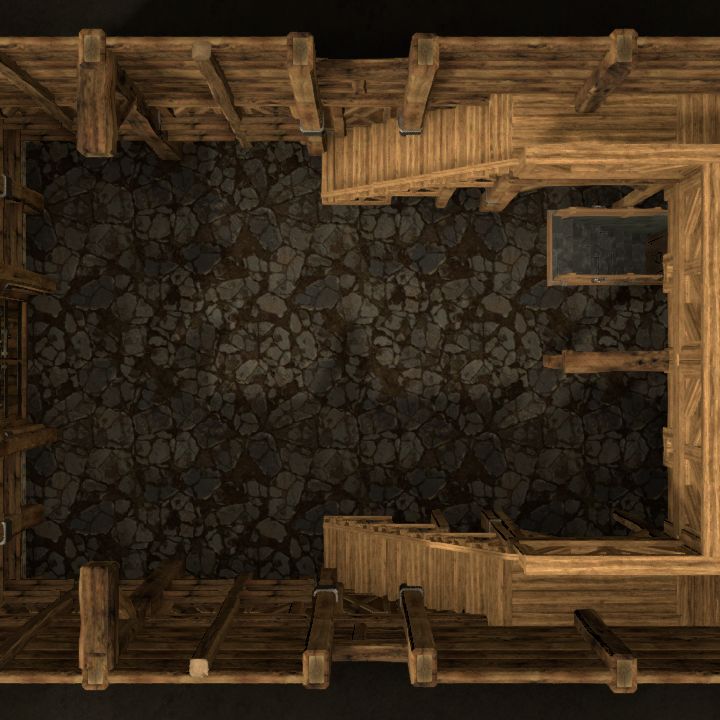 small warehouse, room template, 9x6