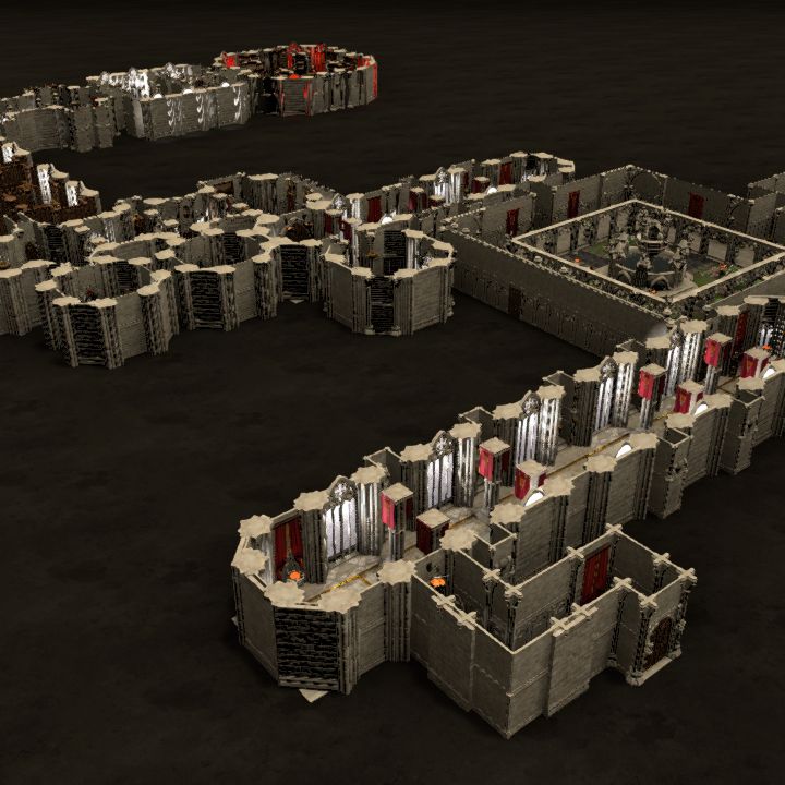 Crimson Crusade Citadel - Library, 85x60 (neutral lighting)
