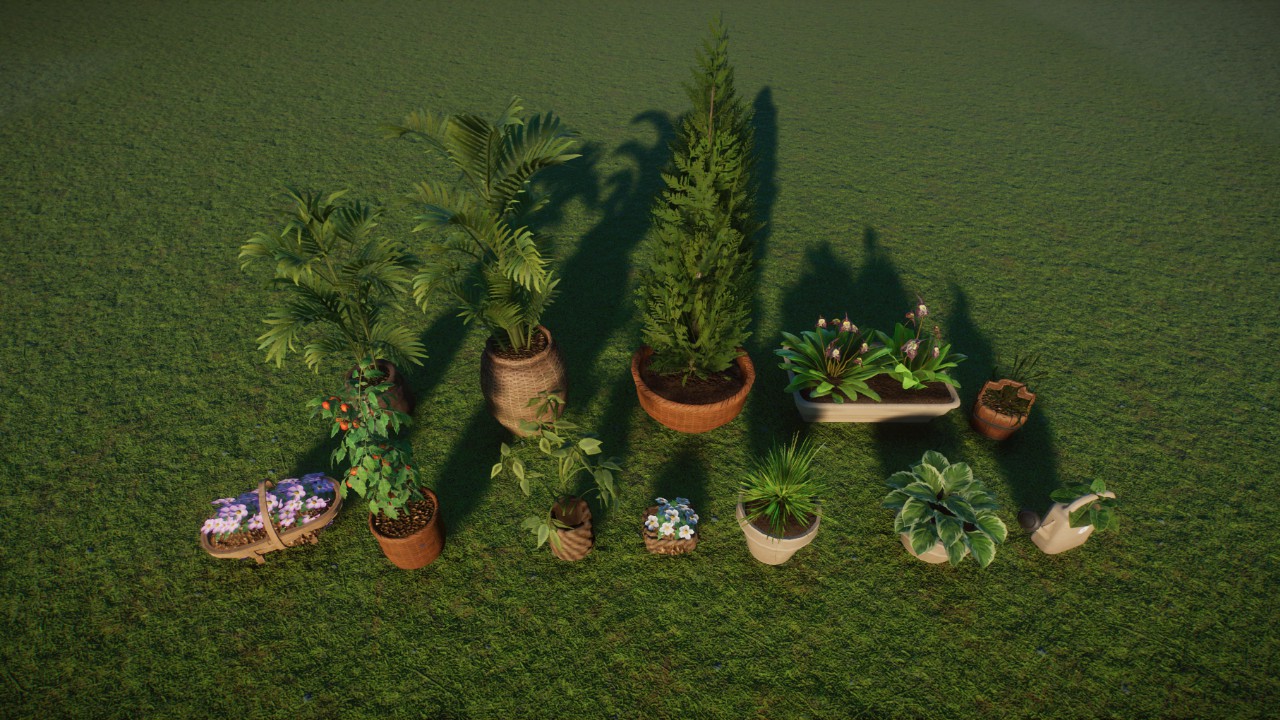 12 different plants and flowers