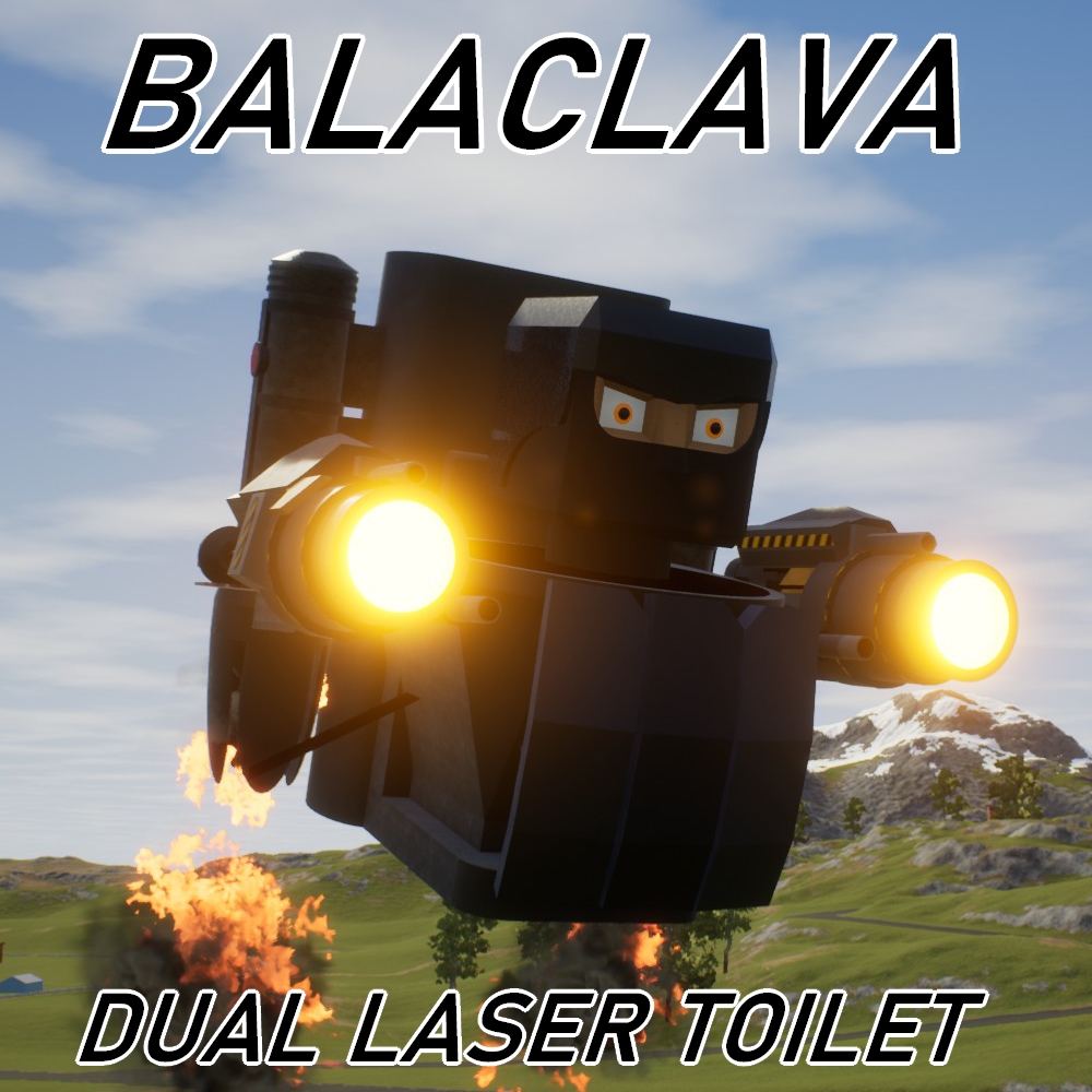 Balaclava Dual Laser Toilet - Skibi