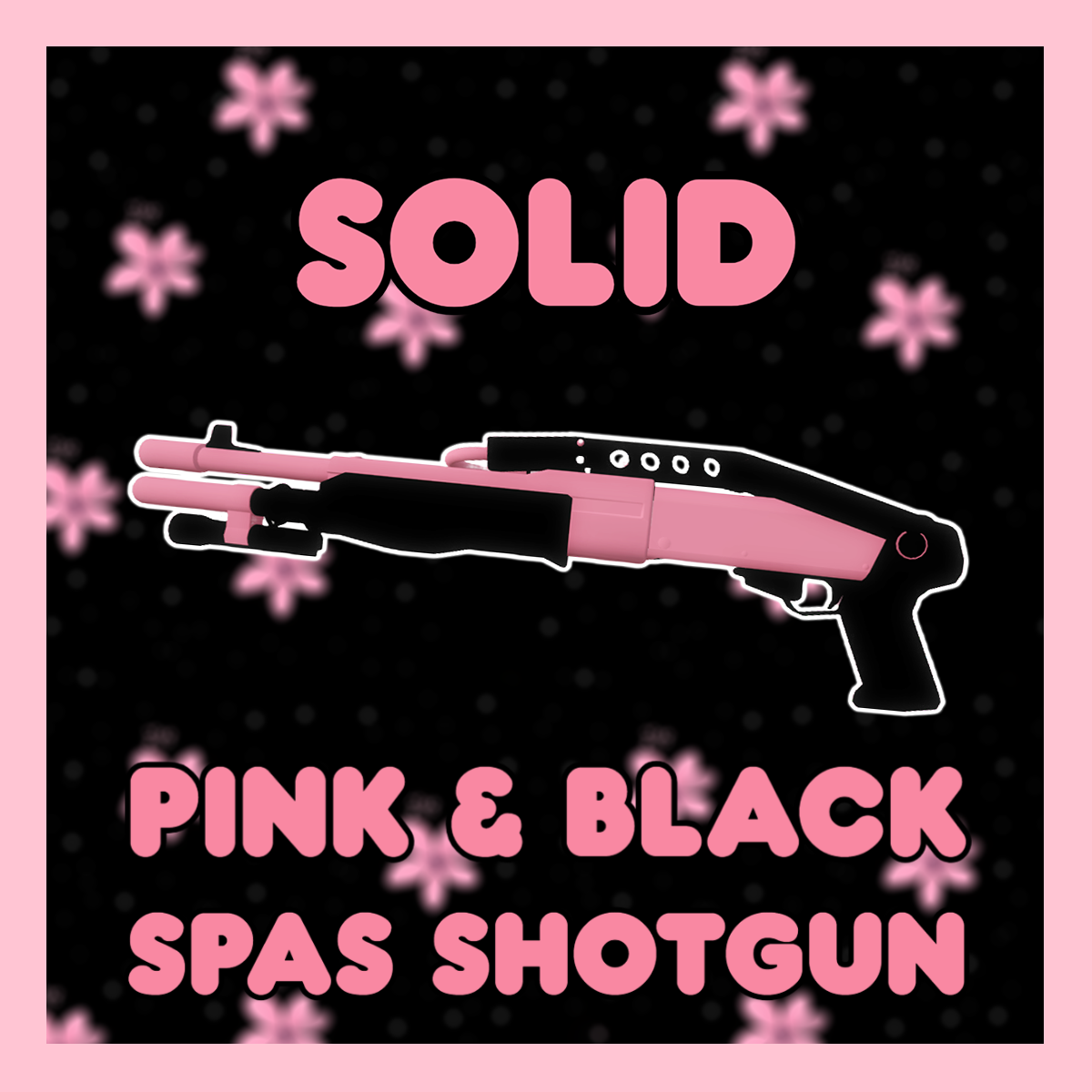 Solid Pink & Black SPAS Shotgun
 preview