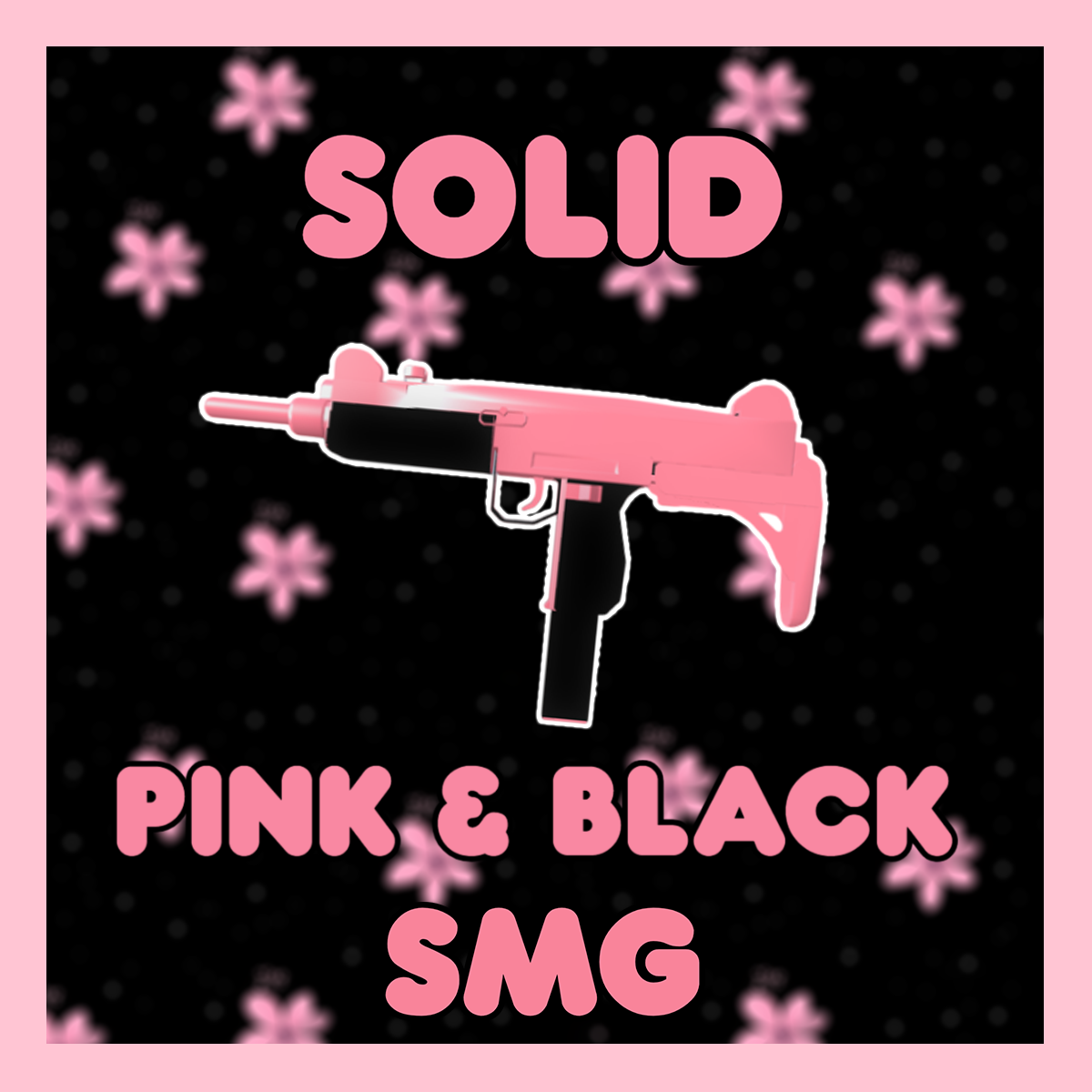 Solid Pink & Black SMG preview