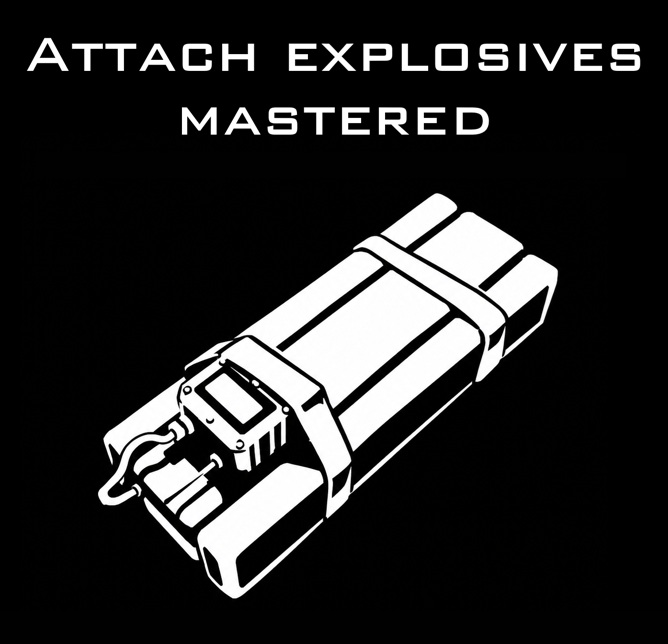 Attach explosives/mines mastered 2026