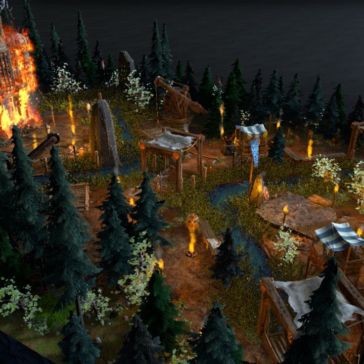 Wicker Man Burning, 54x34 (DAM-challenge entry)