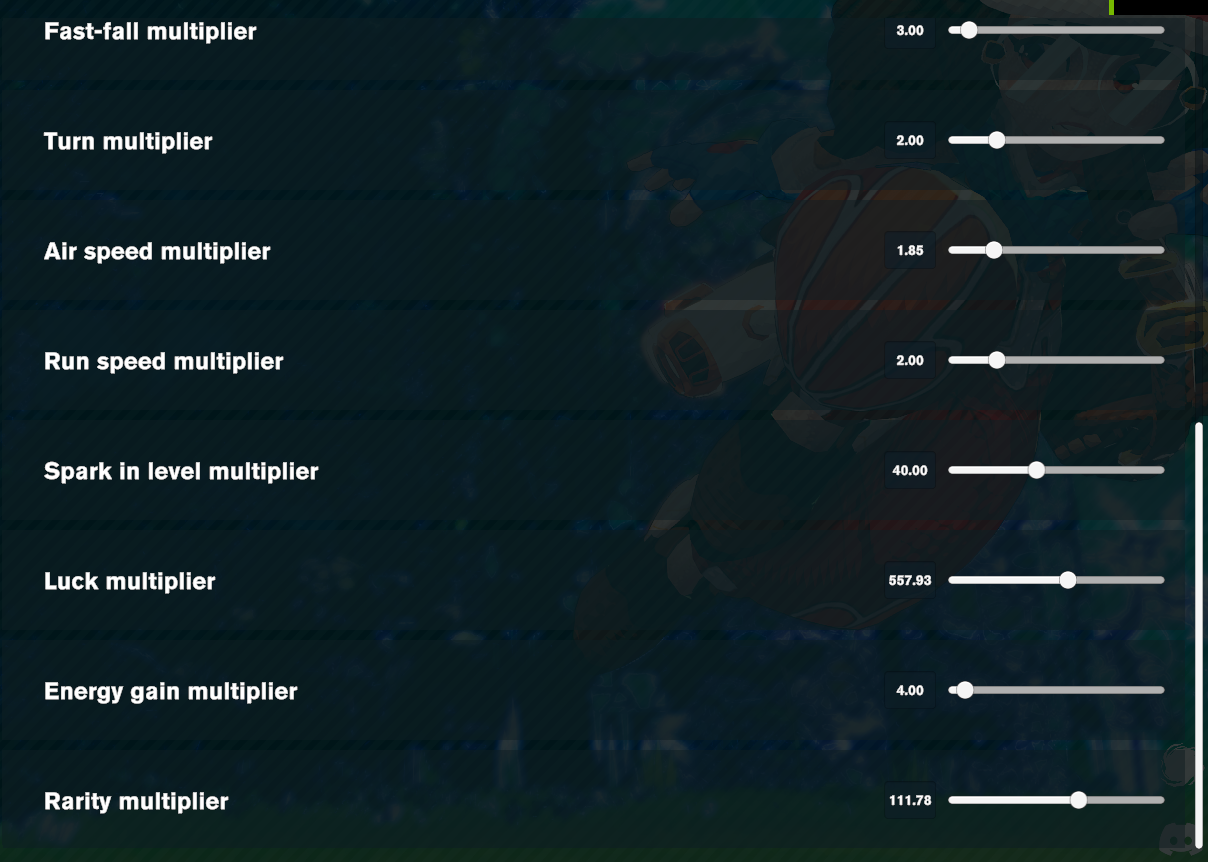 More difficulty modifiers