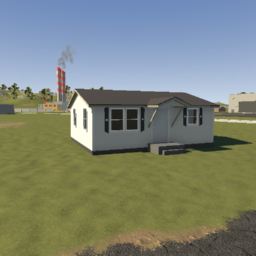1960s small 2 bedroom prefab house (unfurnished)