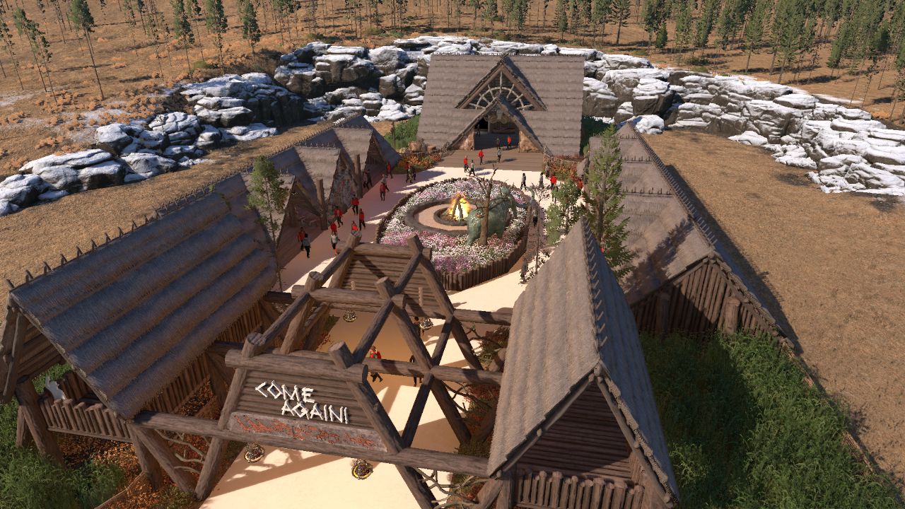 Stone Age Park Entrance Custom