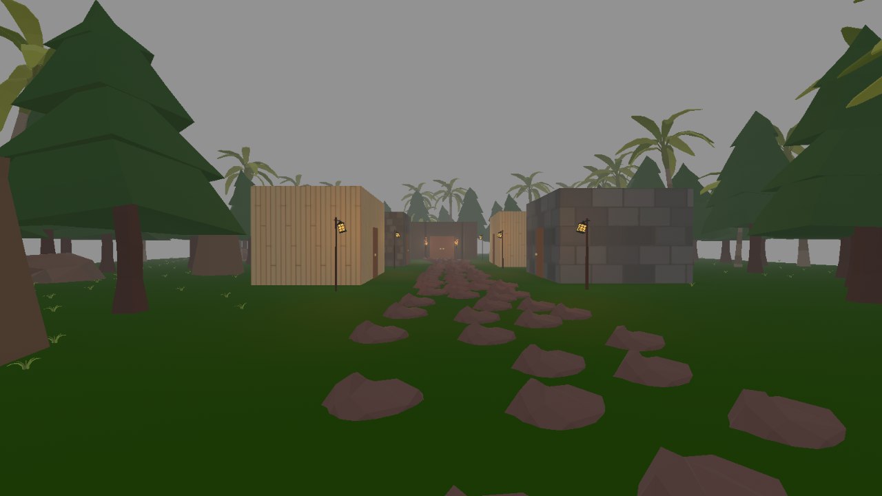 Native American Tribe Village