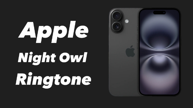 Apple iPhone Night Owl Ringtone