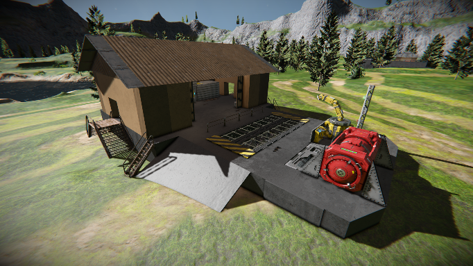 SETB Repair and Refueling Bay