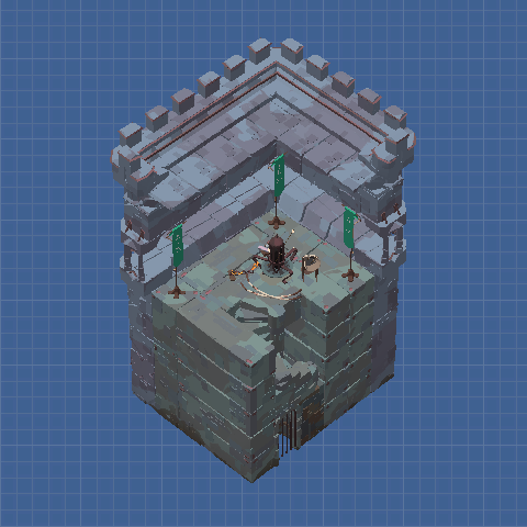 Reinforced Wall Right Corner