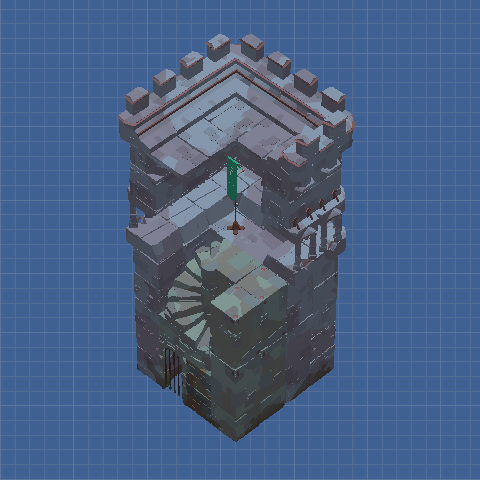 Mini Reinf. Wall Left Corner