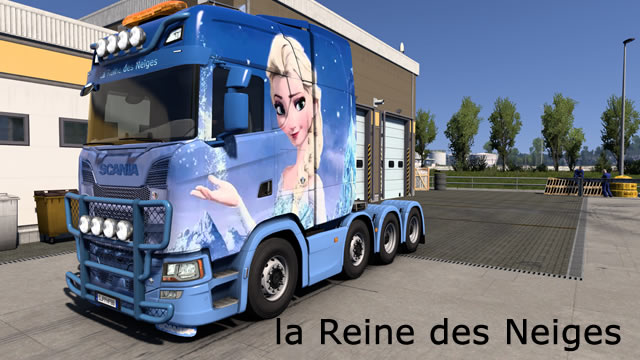 Skin la reine des neiges