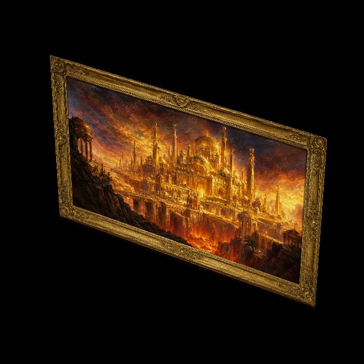 Painting, The City of Brass {2D}