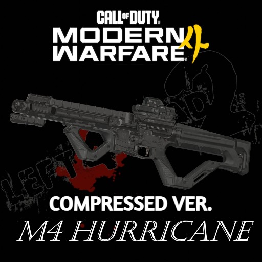 COD23:MW4 M4 HURRICANE (MP5) - Compressed Version