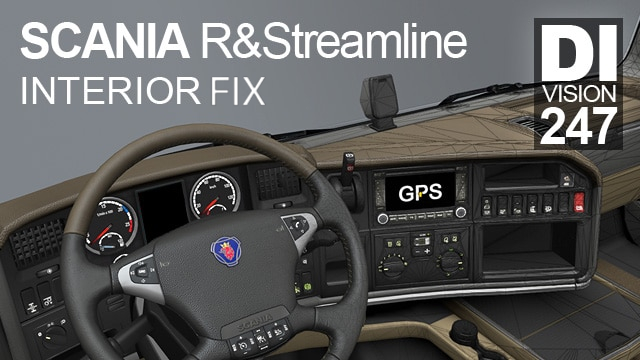 Scania 2009 interior FIX (Original mod by dm247)