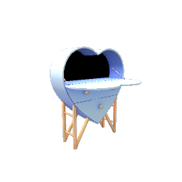 Heart Vanity Table- V6