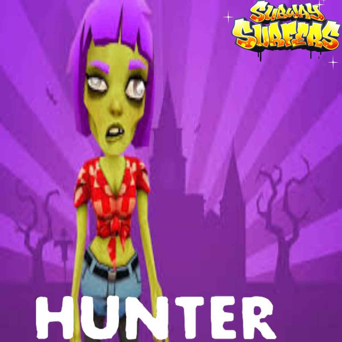zoe from subway surfers (hunter)