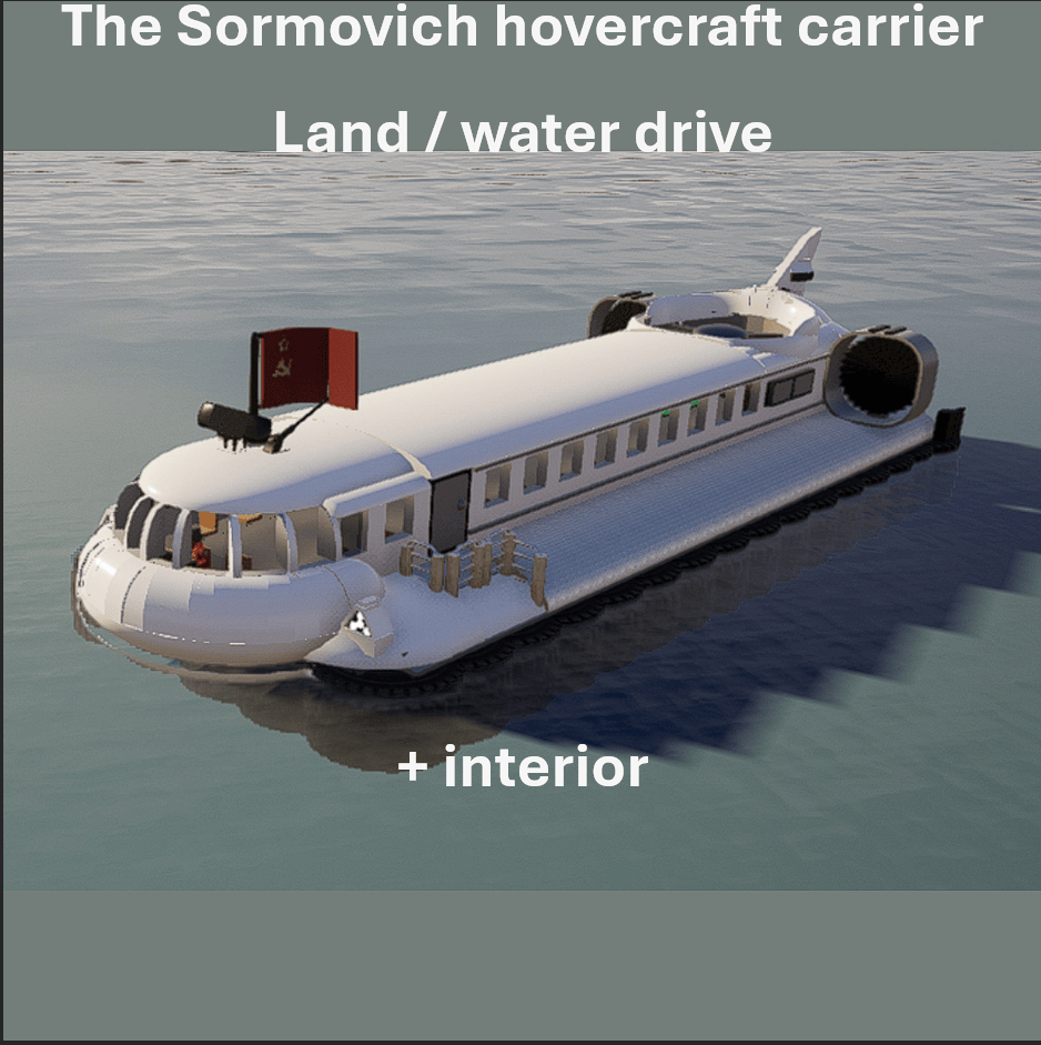 Soviet hovercraft carrier