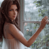 Final Fantasy VII  Aerith 爱丽丝雨天窗前 电脑动态壁纸 4K preview