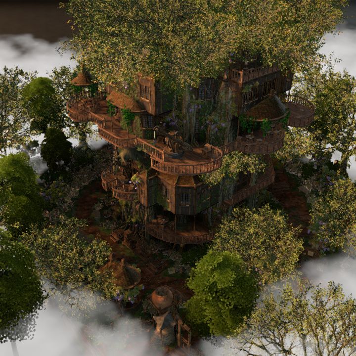 DAM challenge 'Hospitality' - DRUIDGROWN TREEHOUSE INN, 30x30 - exterior version