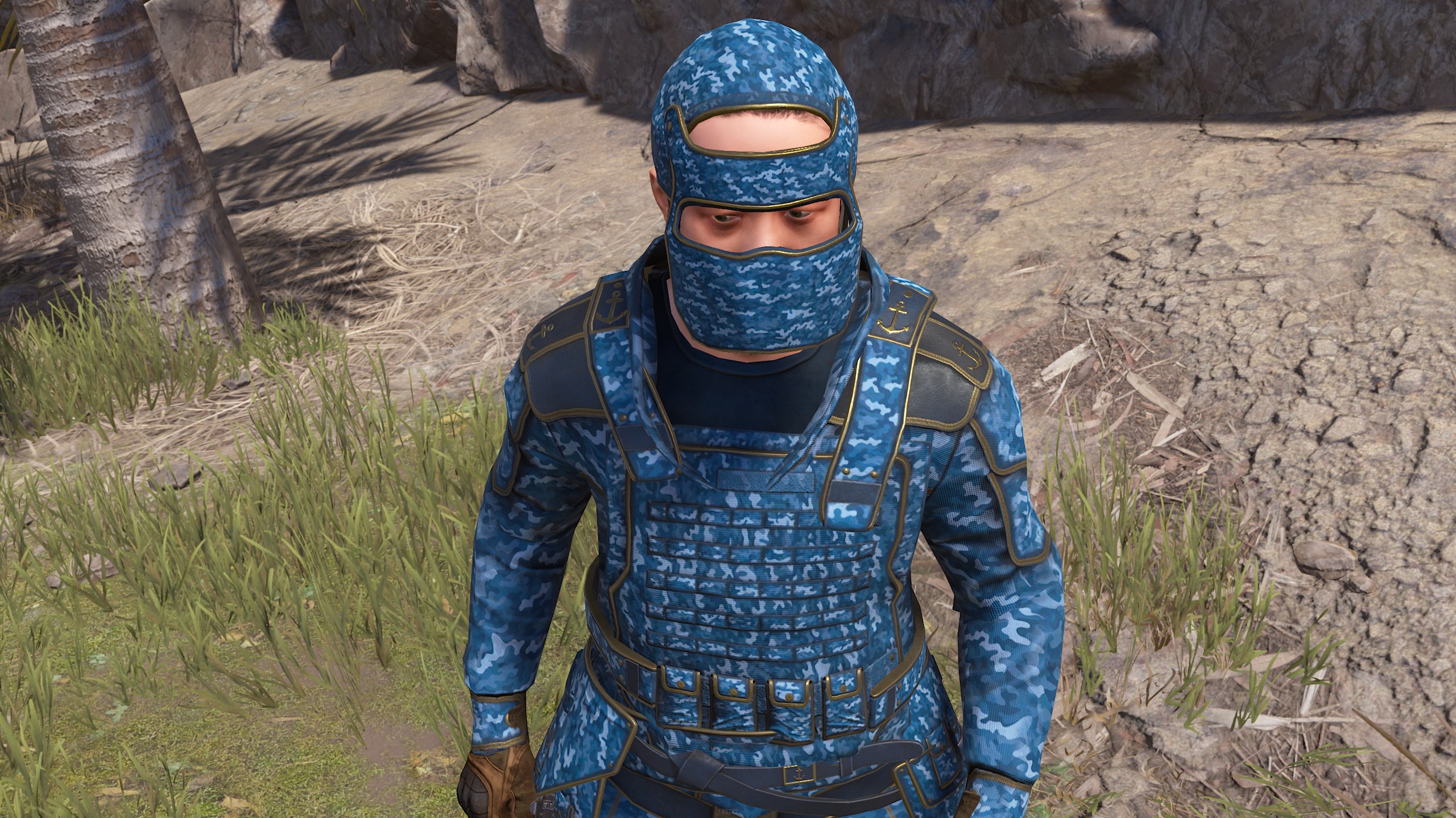 Naval Camo Facemask thumbnail 4