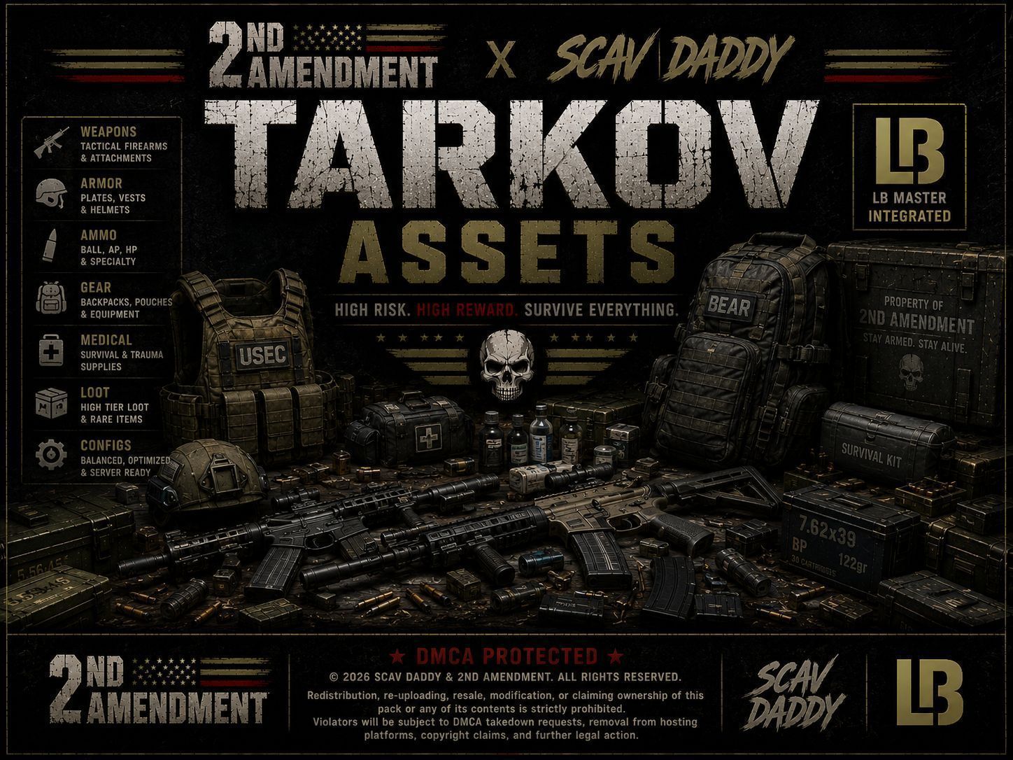 2nd Amendment DayZ Servers | Tarkov Assets Pack