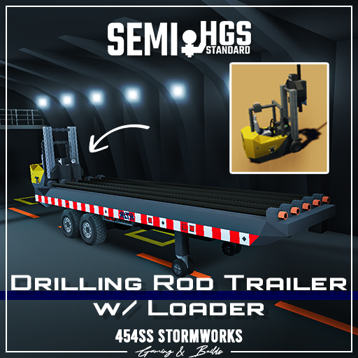 Oil Drilling Rod + Loader Trailer (HGS/SIBTaT)