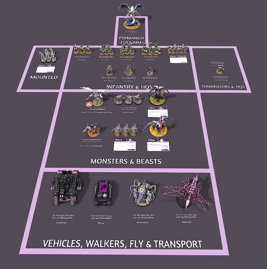 The Emperors Children ALMOST every unit 10E