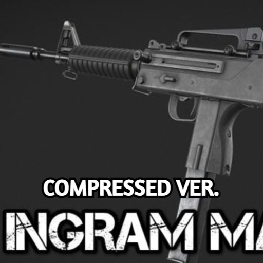 Ingram MAC-10, but cursed with AR-15 furniture (UZI SMG) - Compressed Version