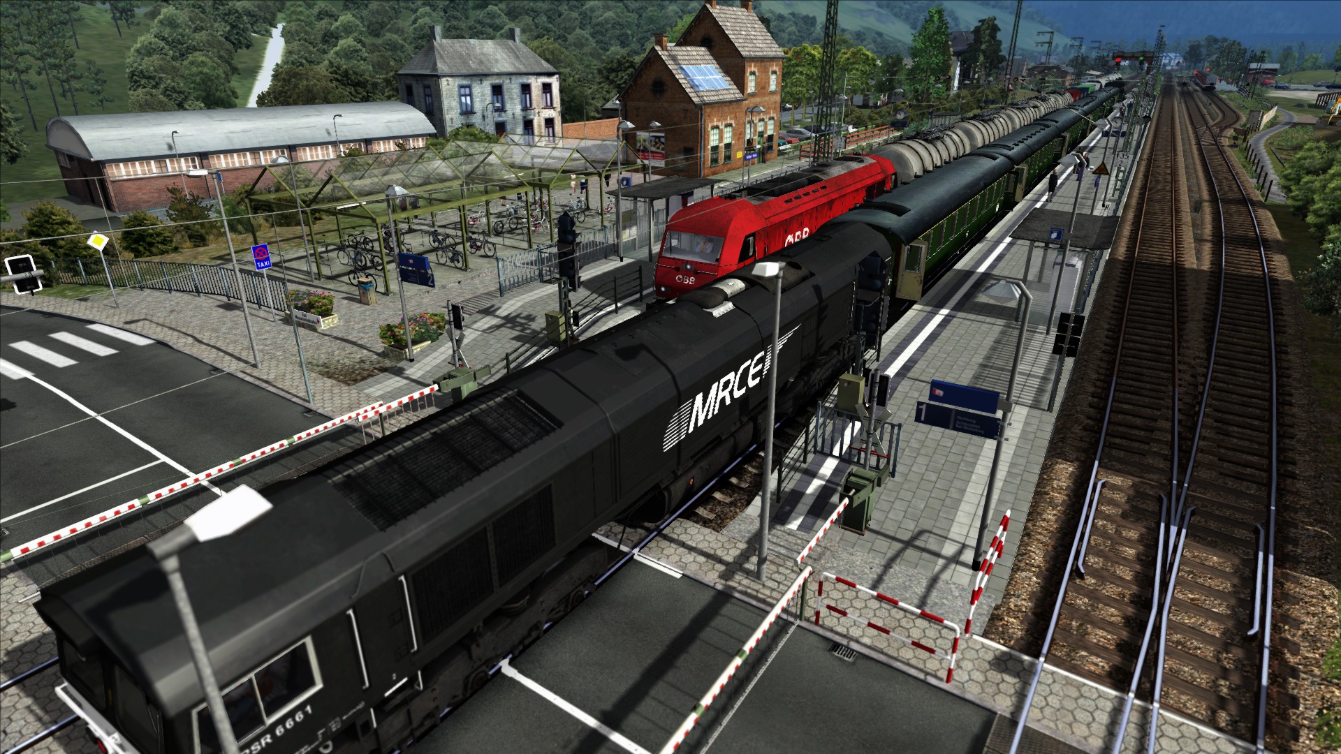 ( Part 1 of 2 ) MRCE Passenger ERSR 6684 with 5 Areosoft Mint BDnrzf nF- Altenburg North to Rinckenstadt via Koebler Wald