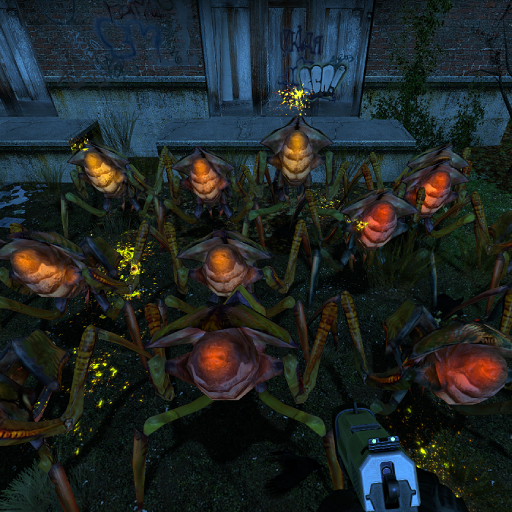 Antlions with glowing butts (HL:A'ish)