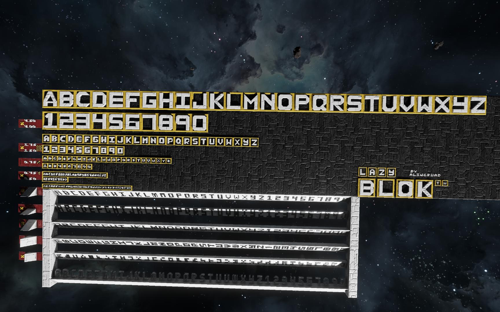 Lazy Blok Font Pack FIXED
