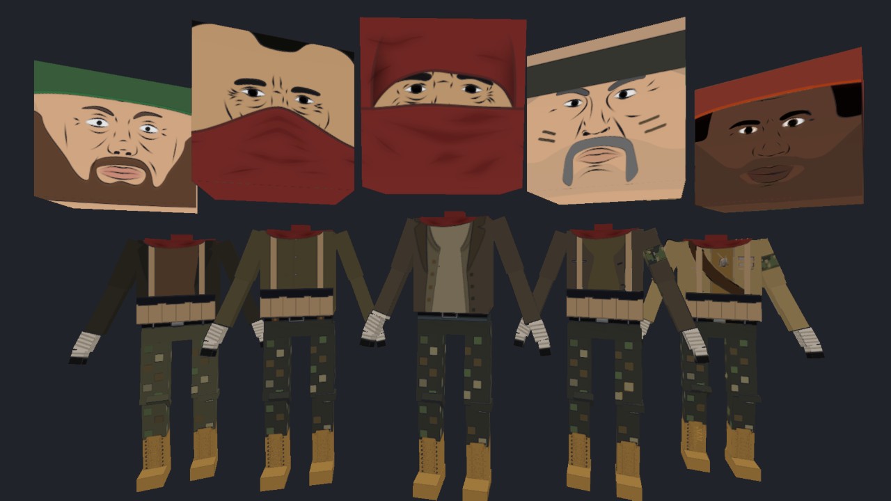Red Masks - Desert Shooters #2