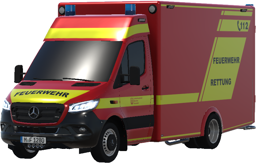 Feuerwehr München Skin – RTW WAS 500 (2023)