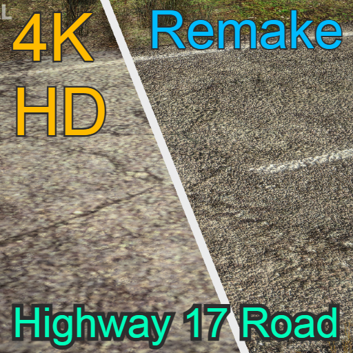 4K HD Highway 17 Road Remake by Bruglington