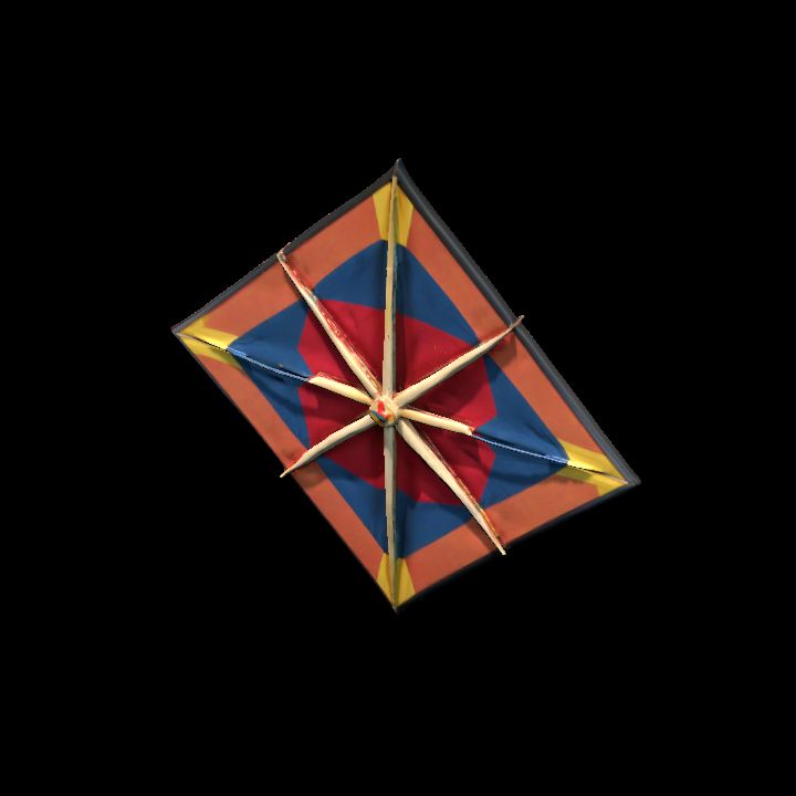 Box Kite with color