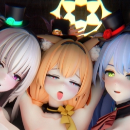 ブルアカアイドル4P  BA idol foursome