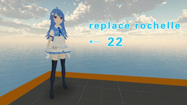bilibili 22（哔哩哔哩 22娘）replace rochelle