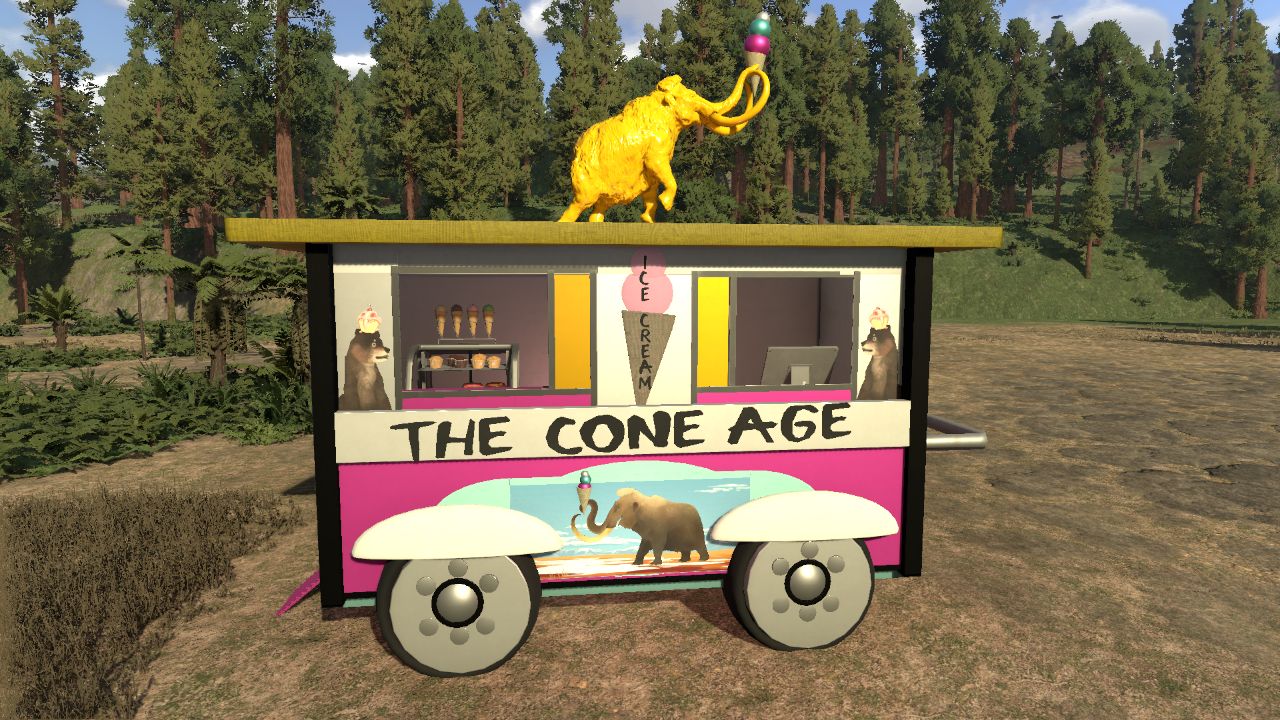 "The Cone Age" Dessert Cart