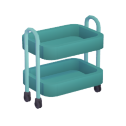 Storage Cart on Wheels