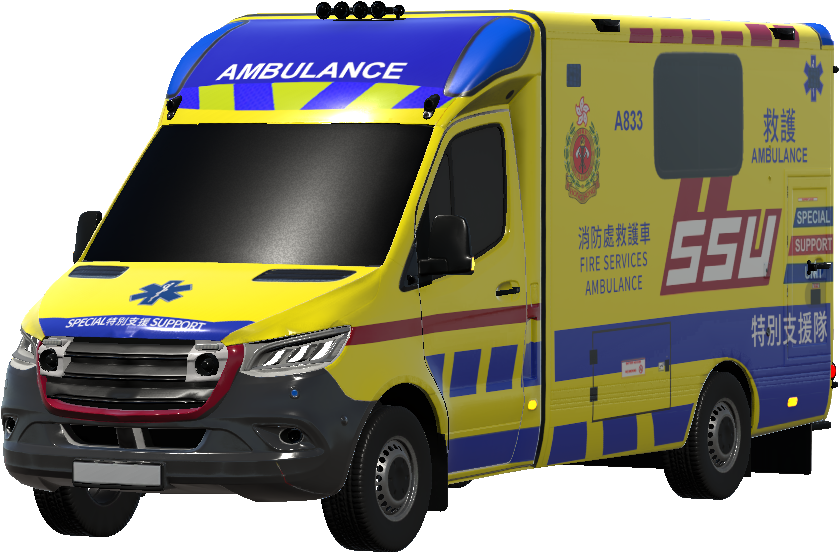 Hong Kong Fire Service SSU Ambulance