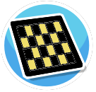 Pan Room Rug Standard Black