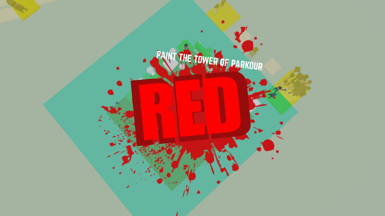 Paint The Tower Of Parkour Red