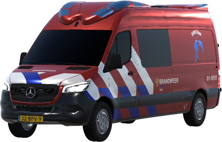 Brandweer Sprinter 01-1810 "Flipper"