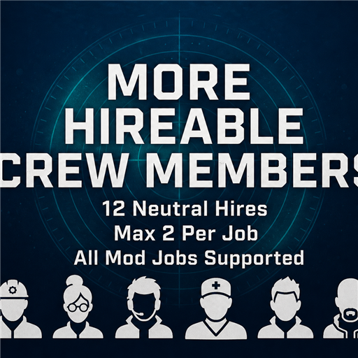 More Hireable Crew Members + Custom Job Support. – Barotrauma Mod