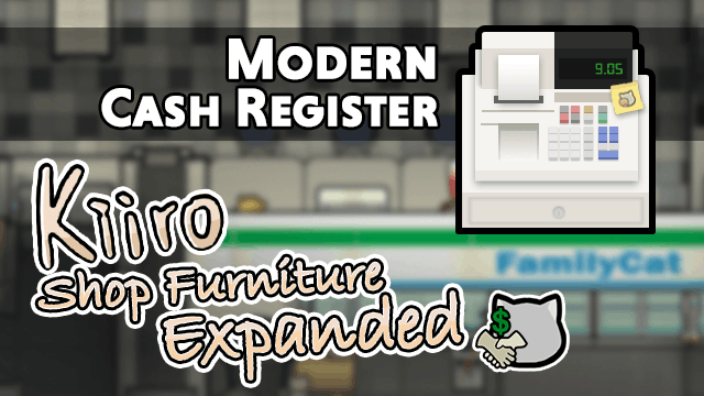 Kiiro Shop Furniture Expanded: Cash Register
