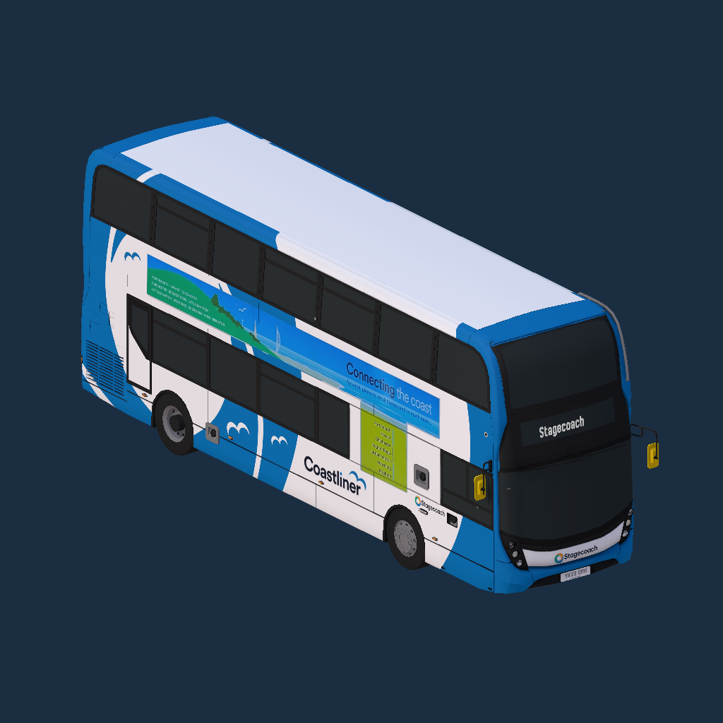Stagecoach South Coastliner 2023 (No Rear Advert)