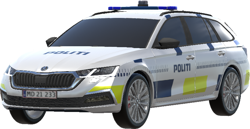 Dansk politibil preview