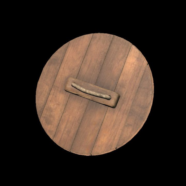 Barrel lid leaning